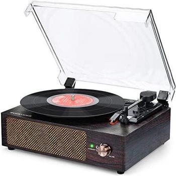 DustGuard Bluetooth Vinyl Turntable