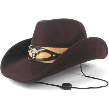 Capuchon de cowboy femme en laine ajourée