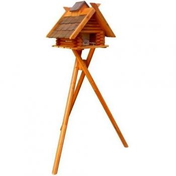 HABAU 2512 Vogelhaus Finnland mit Silo und Ständer