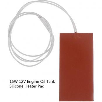 15W 12V 5x10cm Engine Oil Tank Heating Mat