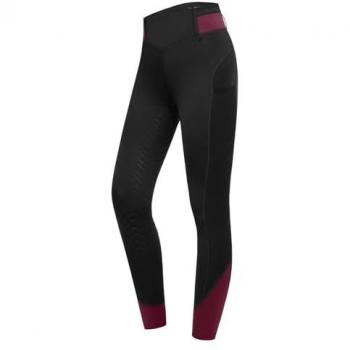 ELT Noemi Black & Velvet Red Riding Leggings, Size 152