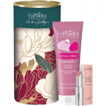 Euphidra Kit Un Tè a Jodhpur Balsamo Labbra Idratante + Crema Corpo Idratante
