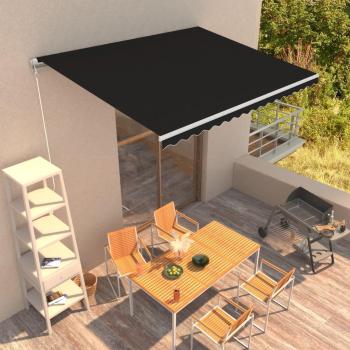 Auvent manuel 400x300 cm anthracite