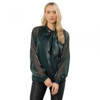 Blouse à col vert « Tall Sally Organza »