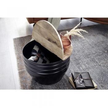 Couchtisch schwarz B/H/T: ca. 60x41x60 cm
