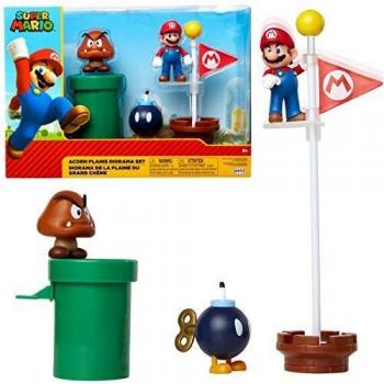 Jakks Pacific Super Mario-Figur: Princess Peach, 6 cm (85990), Bunt