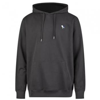 Cleptomanicx Kapuzensweatshirt Hooded Embro Gull 2 Herren Gr. S grau