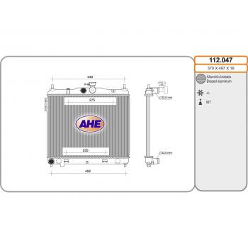 Radiateur thermique AHE 112‑047