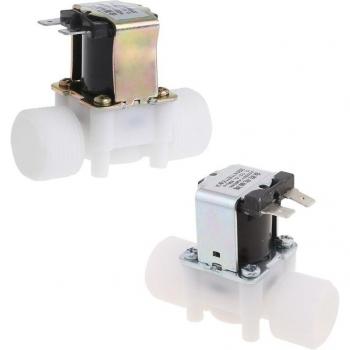 Électrovanne N/C 220V 3/4 pouces en PP pour contrôle de l'eau