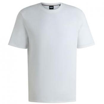 BOSS Waffle T-Shirt für Herren in Weiß