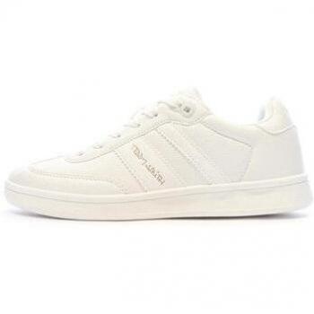 Sneakers plates Teddy Smith Femme en cuir blanc