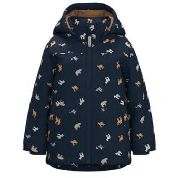 Name It Outdoorjacke NMMMAX JACKET AOP NOOS mit dekorativen, reflektierenden Details