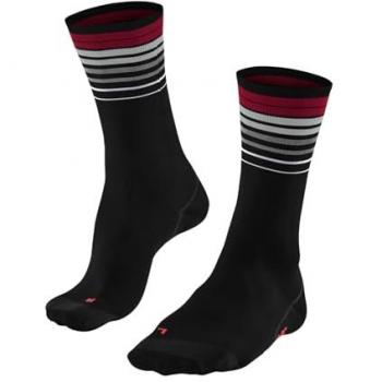 FALKE BC Impulse Unisex Biking Socks, Black, Size 10.5-11.5
