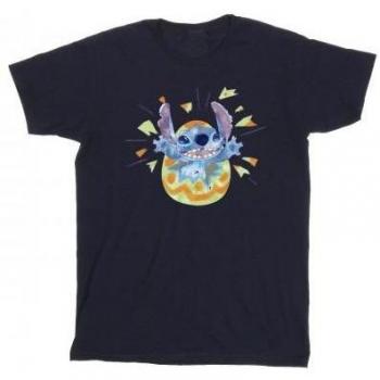 Kleines Disney T-Shirt für Jungs: Lilo & Stitch „Cracking Egg“ – 3-4 Jahre, Weiß