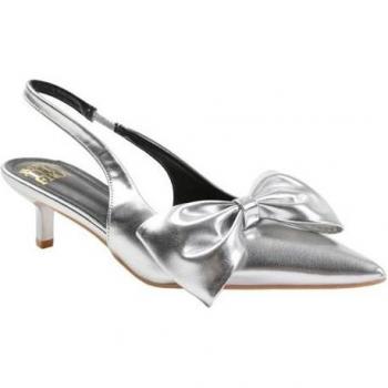 Santorini Bow Wide Fit Kitten Heels