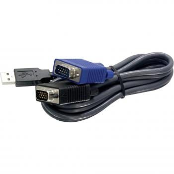 Cable KVM USB-VGA 15ft – TRENDnet TK‑CU15