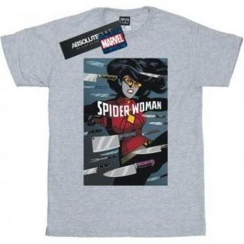 Marvel Spidey Girl Cover T-Shirt for Men – L/White