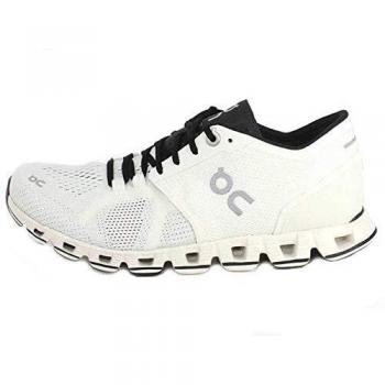 On Running W Cloud X Frauenlaufschuh Schwarz-Weiß 42.5 EU