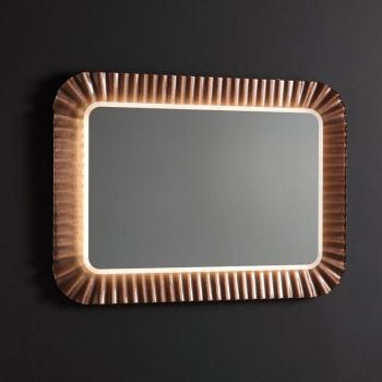 Specchio Brillante Bronze LED 94x68