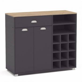 Buffet Cocina Miroytengo Asfeld Gris Grafito 90x103x40 cm