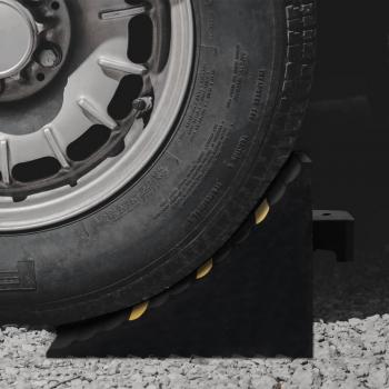 Cales de roue 2 pcs en caoutchouc 29x16x19 cm