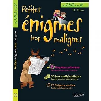 Michèle Lecreux Petites Énigmes Trop Malignes : Du Cm2 À La 6e, 10-11 Ans