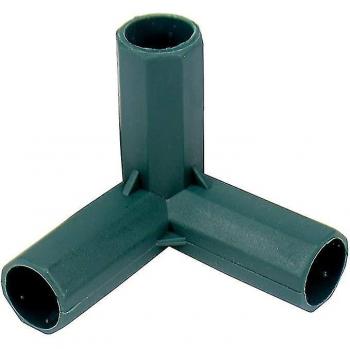 Tuyau Raccord 16 mm – Coude PVC 3 Voies (10 pièces vertes)