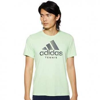 T-Shirt Adidas Cat Logo avec Inscription sur le Devant et le Dos pour Homme en Taille M Vert