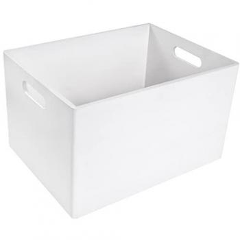 Cofre de Madera Creativo XXL – Caja Blanca con Asas y Cajón