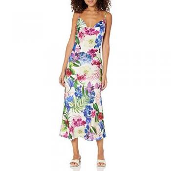 Vestido largo de mujer Guess Akilina con estampado floral