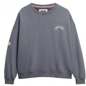 Schwarzes/Anthrazit Sweatshirt für Damen – Superdry Athletic Essentials