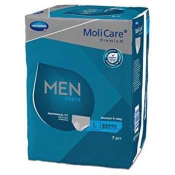 Molicare Premium Herren Einweghosen 7 Tropfen Größe L 4x7 Stück