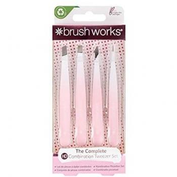 All-In-One Eyebrow Tweezers Collection – White & Pink Edition