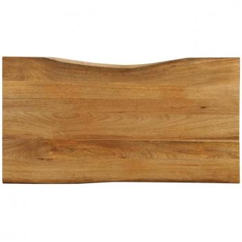 Solid Wood Mango Live Edge Table Top 100x60x2.5 cm