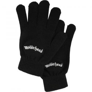 Guantes Negros Motörhead con Gráfico