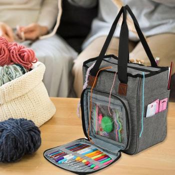 Kit de agujas de tejer con bolsa de almacenamiento