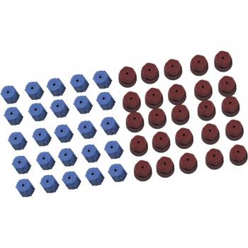 50 Pieces AC Valve Service Caps for Cars