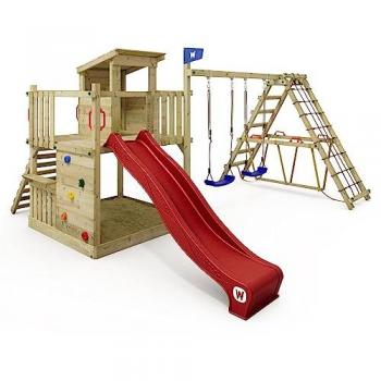 Set di Gioco Legno: Casetta, Scala, Altalena, Scivolo