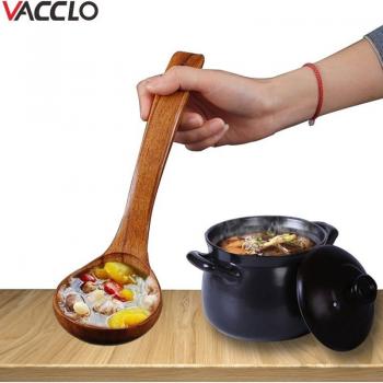 Vacclo S/M/L Wooden Soup Spoons
