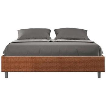 Somier 160x200 con Base de Espalda “Azelia” Naranja