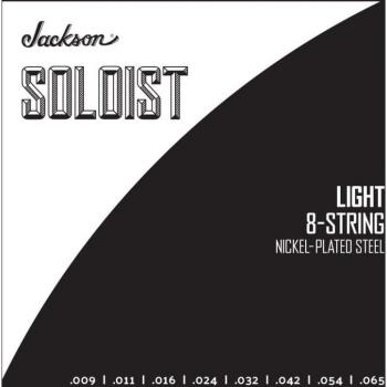 Jackson Soloist 8-String Electric Guitar Strings, LIGHT