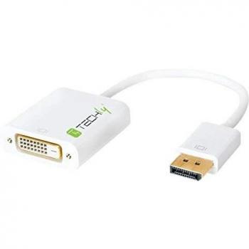 Techly DisplayPort 1.2 / DVI‑D M/F 0,15 m – Version Neuve