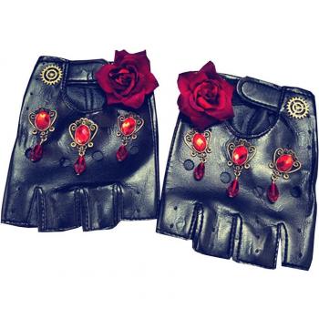 Guantes Unisex Vintage con Engranajes