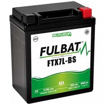 Batterie de moto Fulbat FTX7L-BS Gel 12 Volts 6 Ampères