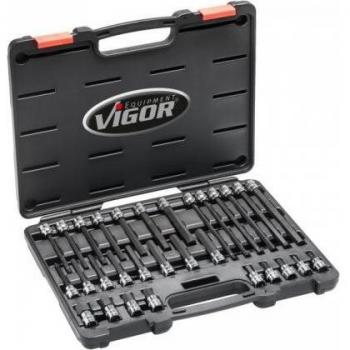 Jeu de Clés à Douille VIGOR V6019 (30 pièces)