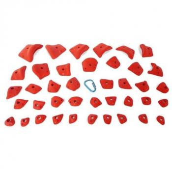 Entre Prises Klettergriffe Fluo-Pink – 40‑Stück-Set