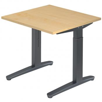 MyTable XB 800x800 – Scrivania in Acero con Regolazione Altezza