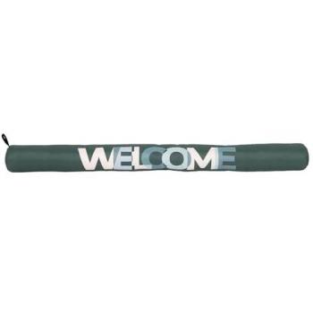 Boudin de porte décoratif en polyester vert