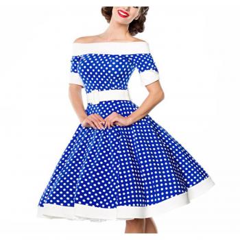 Retrokleid mit Punkte XL
