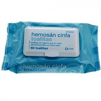 HEMOSAN CINFA TOALLITAS 60 TOALLITAS
